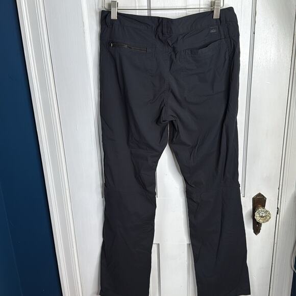 REI Sahara Roll-Up Pants in Black W1668 Sz 8 - Picture 7 of 9